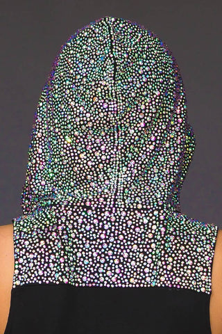 City Chic Dress with Opalescent Crystal Couture - Special Order