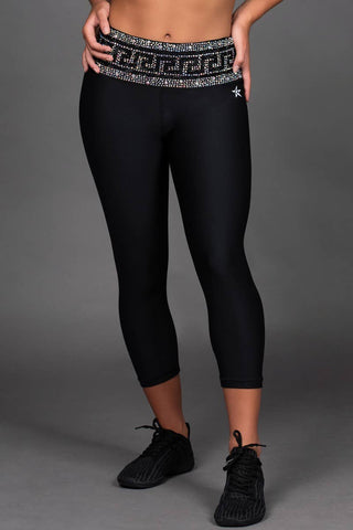 Crystal Couture High Rise Capri in Athens - Special Order