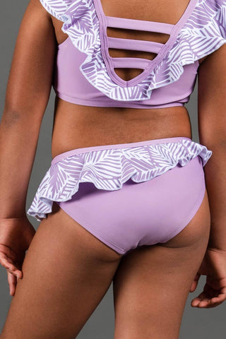 Ruffle Bikini Bottom in Lavender