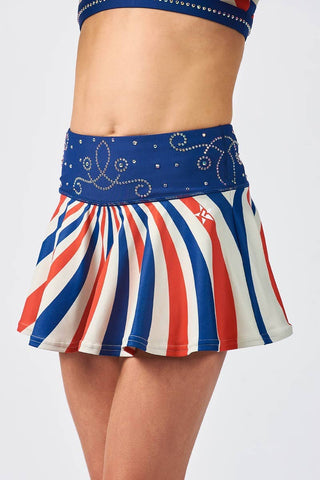 Legendary Flouncy Skirt in Carnival Stripe - FINAL SALE