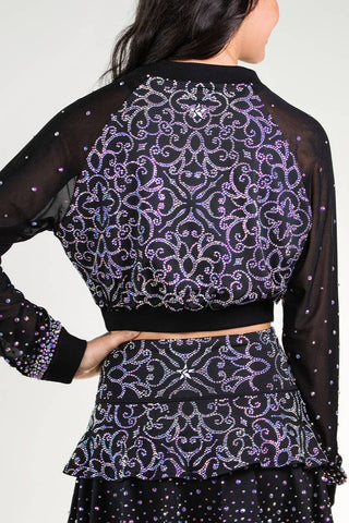 Crystal Couture Majestic Cropped Jacket