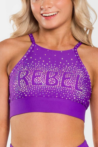 Gilmore Sports Bra in Purple
