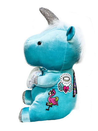 Special Edition Rebel Patch Unicorn in Turquoise