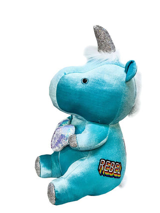 Special Edition Rebel Patch Unicorn in Turquoise
