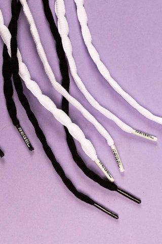 Rebel Shoelaces in Black