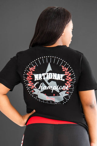 TVCC National Champ Tee in Black - FINAL SALE