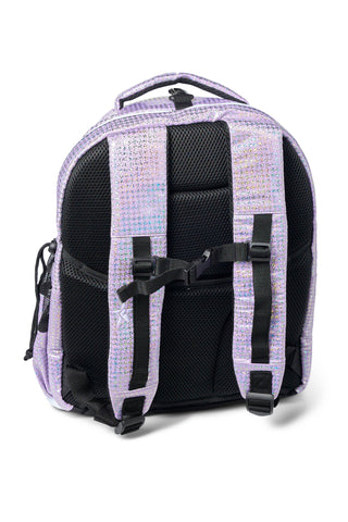 Light Purple Galaxy Houndstooth Rebel Dream Bag Plus with White Zipper