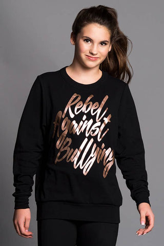 Rose Gold Rebel Against Bullying Sweatshirt