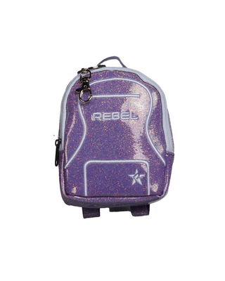Glossy Neon Purple Mini Rebel Dream Bag Coin Purse