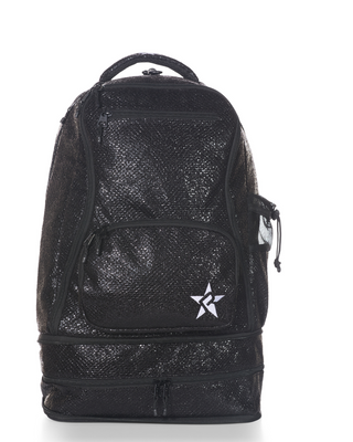 Black Viper Snakeskin Dream Bag Plus in Black with Black Zipper