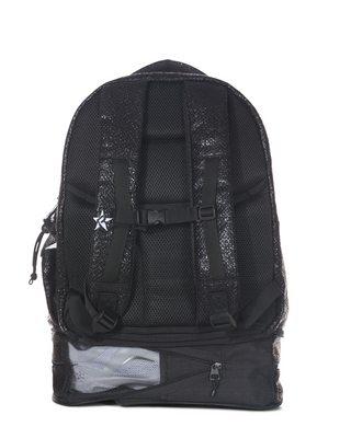Black Viper Snakeskin Dream Bag Plus in Black with Black Zipper