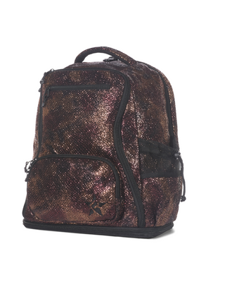 Bronze Viper Snakeskin Rebel Dream Bag Plus with Black Zipper