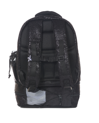 Black Viper Snakeskin Baby Rebel Dream Bag with Black Zipper