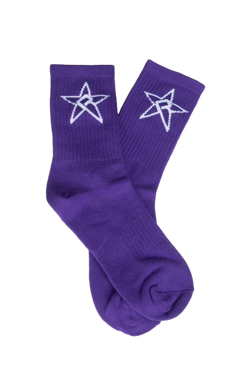 Rebel Crew Socks in Purple Youth – Rebel Athletic