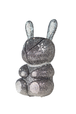 Crystal Rabbit Crossbody in Charcoal