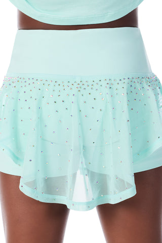 Adeline Mesh Overlay Icy Mint