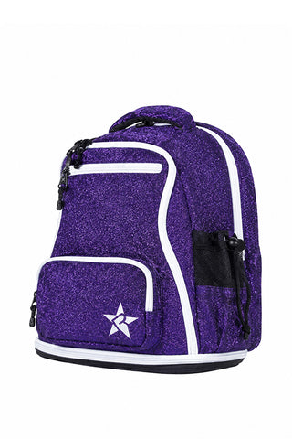 Amethyst Rebel Baby Dream Bag with White Zipper