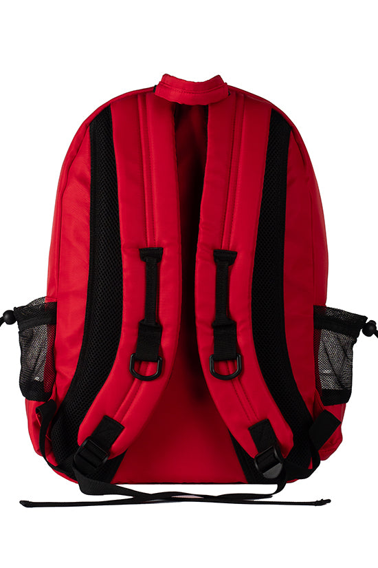 Satin in Red Rebel Raven Backpack with Black Zipper – Rebel Athletic