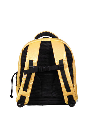 Glossy in Patel Yellow Rebel Baby Dream Bag with White Zipper