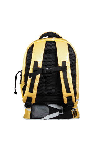 Glossy in Patel Yellow Rebel Baby Dream Bag with White Zipper