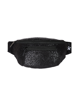 Black Viper Snakeskin Adult Rebel Fanny Pack with Black Zipper