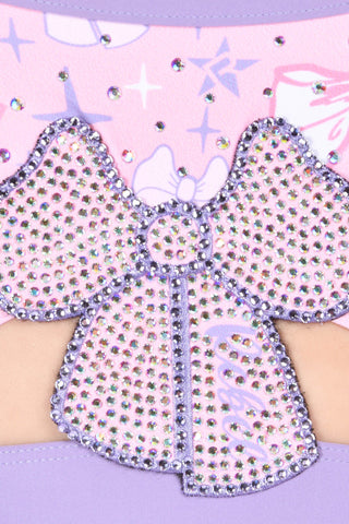 Bow Era Sports Bra in Chloe Pink