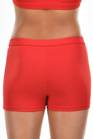 Compression Short in Red