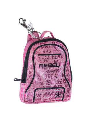 Signature in Pink Mini Rebel Dream Bag Coin Purse