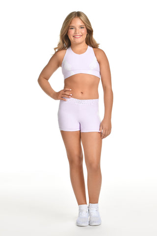 Carly Sports Bra in Icy Lavendar