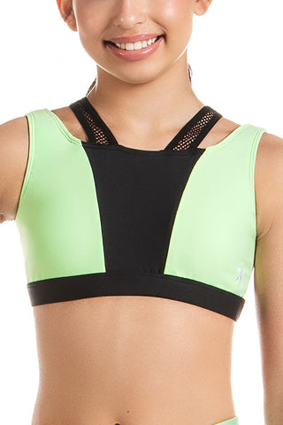 Claire Sports Bra in Pistachio