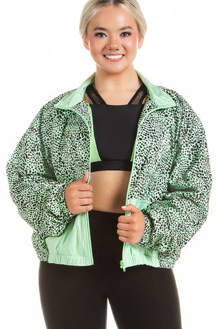 Claire Windbreaker Jacket in Pistachio