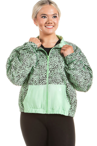 Claire Windbreaker Jacket in Pistachio