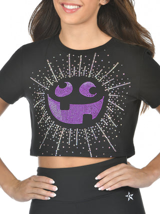 Cropped Tee in Spooky Sparkle