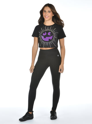 Cropped Tee in Spooky Sparkle
