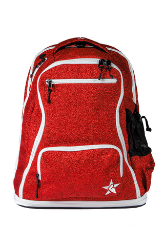 Ruby Red Rebel Dream Bag with White Zipper