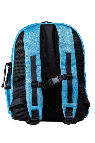 Arctic Blue Rebel Dream Bag with White Zipper