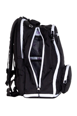 Strike in Black Rebel Dream Bag with White Zipper