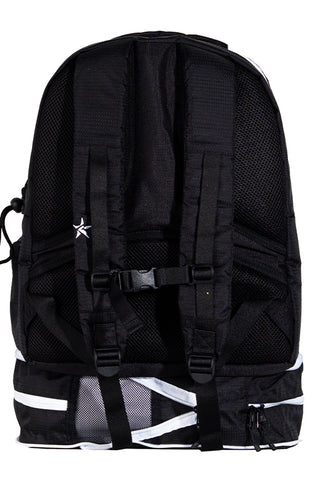Strike in Black Rebel Dream Bag with White Zipper