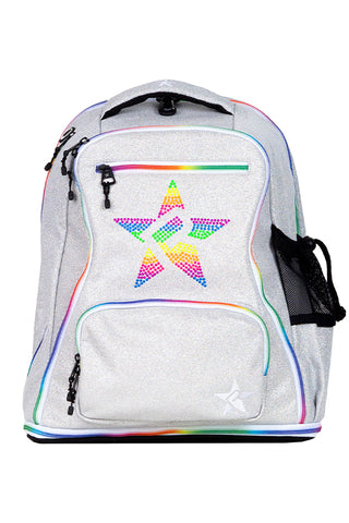 Opalescent Rebel Dream Bag with Rainbow Rebel Mark Studs