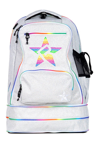 Opalescent Rebel Dream Bag with Rainbow Rebel Mark Studs