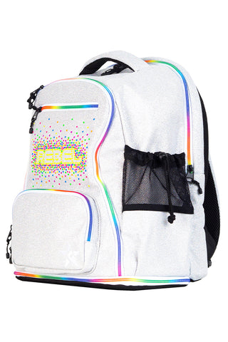 Opalescent Rebel Dream Bag with Rainbow Rebel Logo Studs
