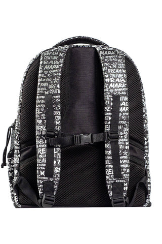 Signature in Black and Silver Rebel Dream Bag with Black Zipper