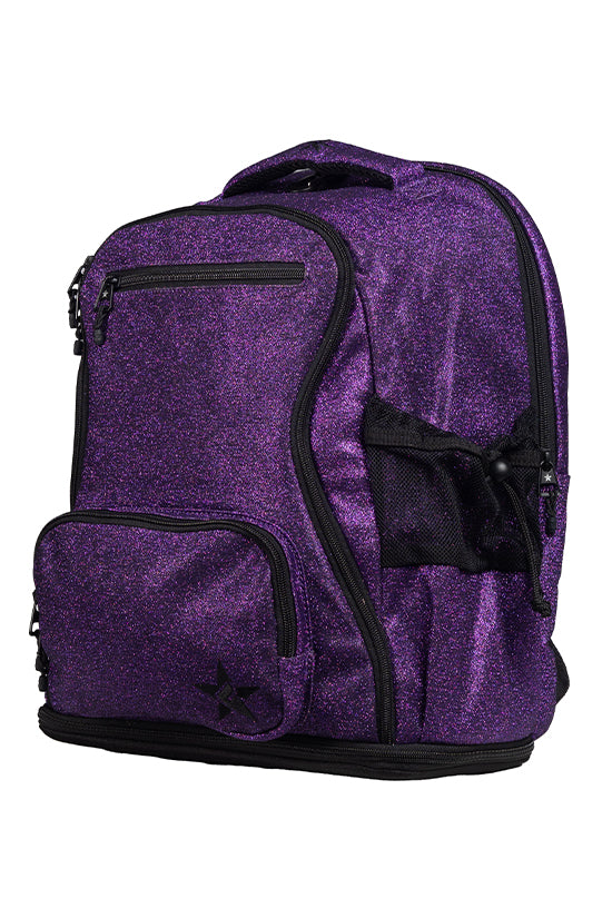 Purple Sparkle Cheer Backpack – Rebel Athletic - Main Image