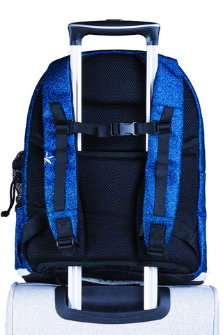 Royal Blue Rebel Dream Bag Plus with White Zipper