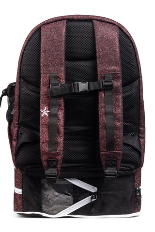 Maroon Rebel Dream Bag Plus With White Zipper