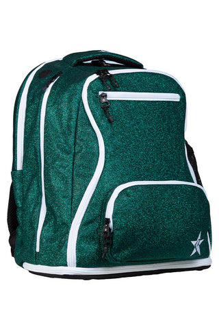 Emerald Green Rebel Dream Bag Plus with White Zipper
