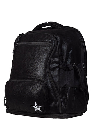 Faux Suede in Black Rebel Dream Bag Plus with Black Zipper