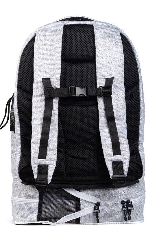 access white light diamond laptop backpack DiamondNet in Opalescent Rebel Dream Bag Plus With White Zipper