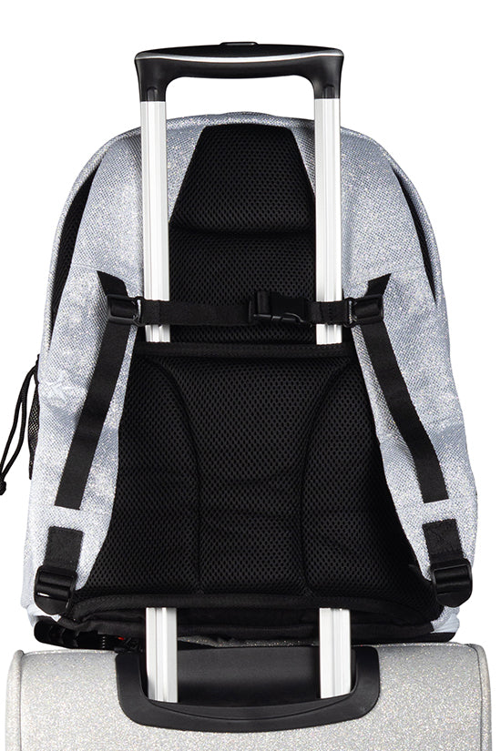 access white light diamond laptop backpack DiamondNet in Opalescent Rebel Dream Bag Plus With White Zipper
