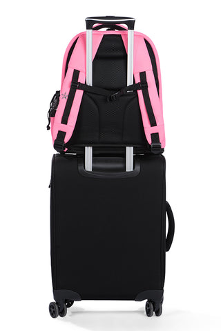 Neoprene in Pink Rebel Dream Bag Plus with Black Zipper